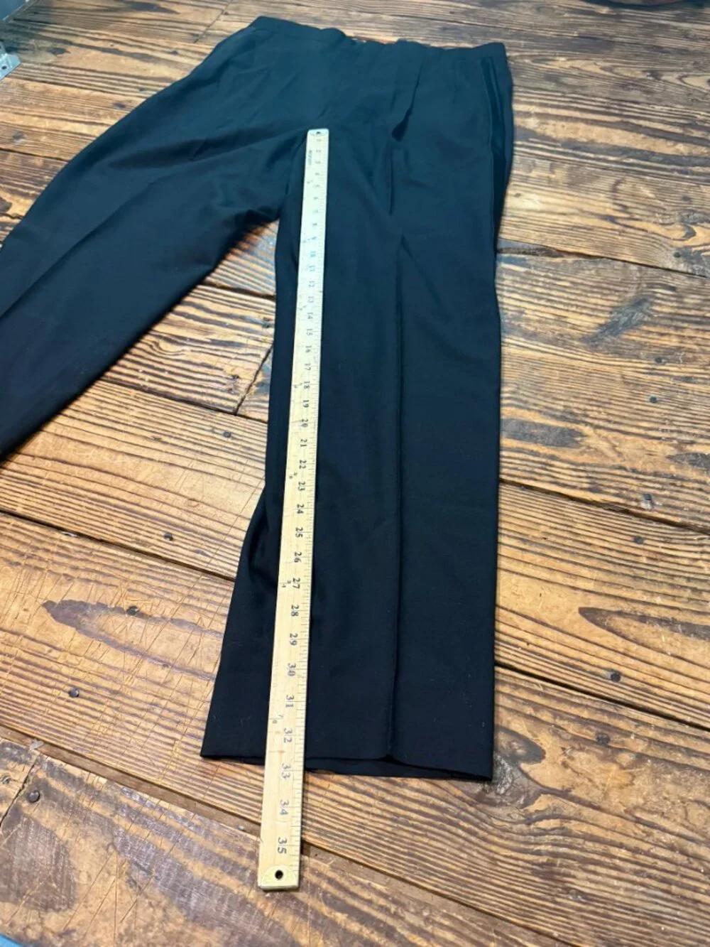 Joseph Abboud Tuxedo Full Suit Size 41 Tall Pants 34x32 Black Bespoke Bowtie Set